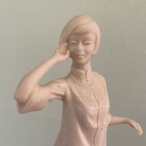 Vintage Cream Figurines Set “Campus Cuties”